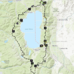 Map of Tahoe Rim Trail